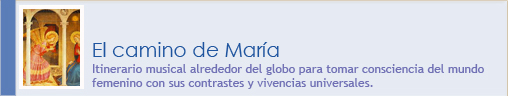 titular actividad musical el camino de maria