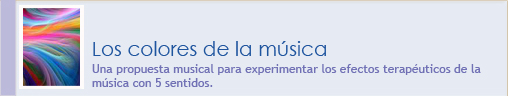 titular los colores de la musica